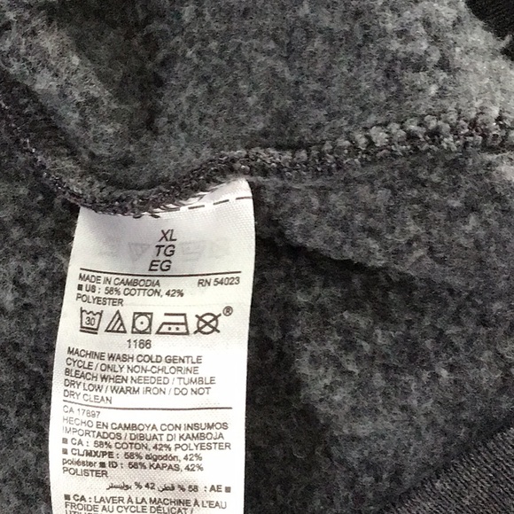 Old Navy Fleece hoodie, women’s, dark, gray color, size XL - Picture 7 of 7